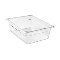 Cambro GN 1/2 Clear Polycarbonate Food Pan 100mm D - Restaurant Kitchen Food Storage Container