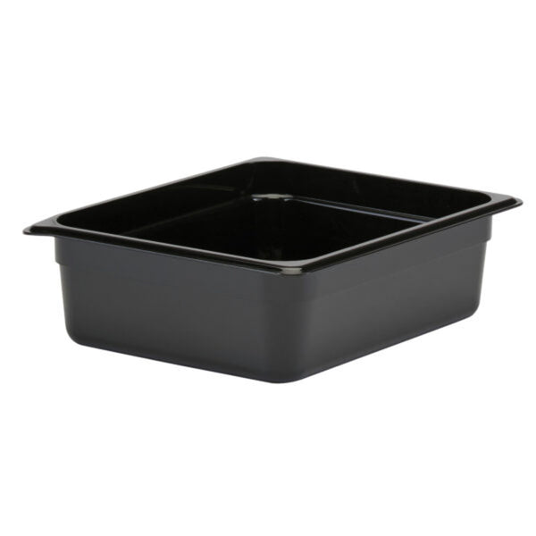 CAMBRO Gn Foodpan 1/2 Polycarbonate Black 100Mm D - INH5100-C