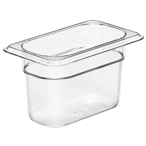 CAMBRO Gn Foodpan 1/9 Polycarbonate Clear 100Mm D - INN5100-C