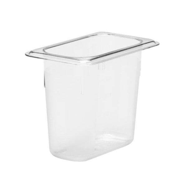 CAMBRO Gn Foodpan 1/9 Polycarbonate Clear - 150Mm D - INN9150-C