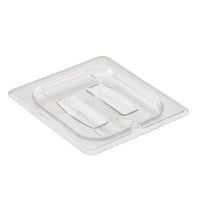 Cambro Polycarbonate Clear Lid - 1/6 Size Food Pan Lid w/ Handle - Durable Restaurant Food Storage