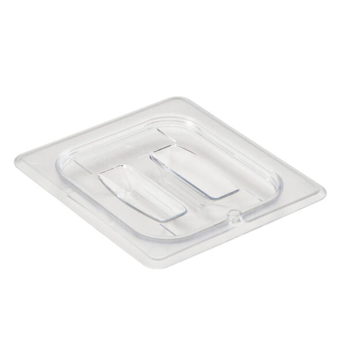 Cambro Polycarbonate Clear Lid - 1/6 Size Food Pan Lid w/ Handle - Durable Restaurant Food Storage