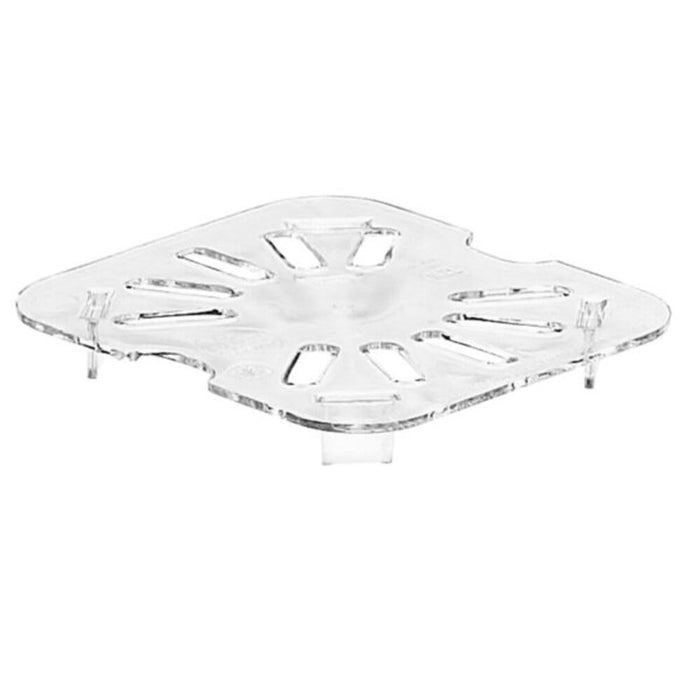 Cambro Polycarbonate Clear Drain Shelf - 1/6 Size Food Pan - INS4106-C