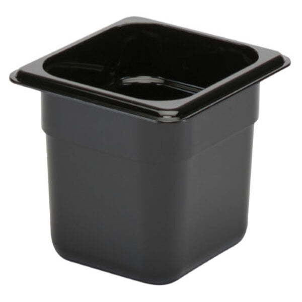 CAMBRO Gn Foodpan 1/6 Polycarbonate Black 100Mm D - INS5150-C