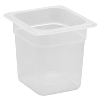 Translucent GN 1/6 Polypropylene Food Pan 150mm Deep - Chavda.com, food storage container, restaurant kitchen