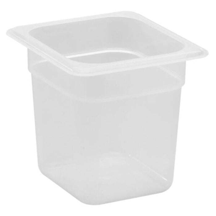 Translucent GN 1/6 Polypropylene Food Pan 150mm Deep - Chavda.com, food storage container, restaurant kitchen