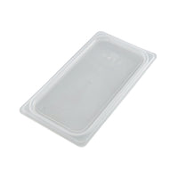 CAMBRO Polypropylene Translucent Snap On Seal Cover for 1/3 Size Food Pan Lid INT4004-C | Food Storage
