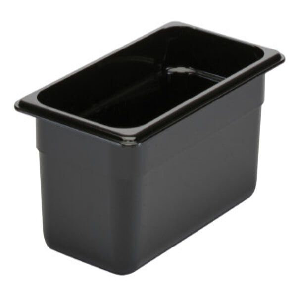 CAMBRO Gn Foodpan 1/3 Polycarbonate Black 100Mm D - INT5101-C