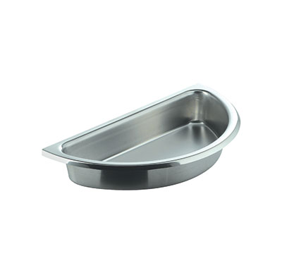TIGER Insert Round S/Steel - 1/2 Large 385Mm X 68Mm 2.7Lt (2Pc/Set) - IRS1387