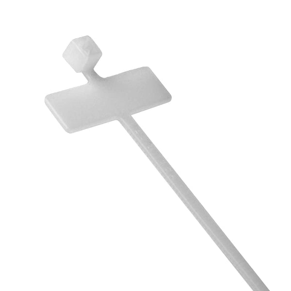 Natural Identification Cable Tie, 203 x 4.6mm - Buy at chavda.com for easy cable labeling and management.