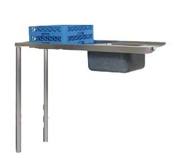 DIHR Inlet Table + Sink 1150Mm Boxed Edge Incl Splashback - ITS1150