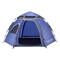 Blue Camping Tent Pop Up | Born Free Tent for Outdoor Adventures | Easy Setup Shelter