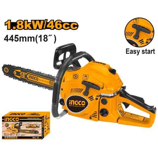 INGCO GARDEN CHAINSAW 18'' 46CC - GCS5451811