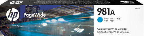 HP 981A Cyan Original Pagewide Cartridge-J3M68A