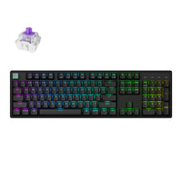 Keychron K10 HE 100% Hot-Swap Gateron Dbl-Rail Nebula Switch RGB Wireless Keyboard - Black-K10H-J1