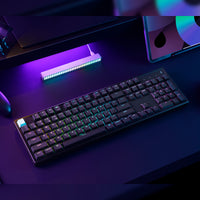 Keychron K10 HE 100% Hot-Swap Gateron Dbl-Rail Nebula Switch RGB Wireless Keyboard - Black-K10H-J1