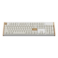 Keychron K10 HE Special Edition Full-size Hot-Swap Gateron Dbl-Rail Nebula Switch RGB Wireless Keyboard - White (Wood + Al) Keychron