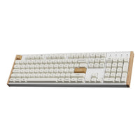 Keychron K10 HE Special Edition Full-size Hot-Swap Gateron Dbl-Rail Nebula Switch RGB Wireless Keyboard - White (Wood + Al) Keychron