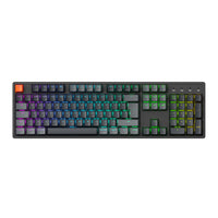 Keychron K10 QMK Full-size RGB Wireless Custom Mechanical Keyboard V.2 (Super RED Switch) – Black-K10X-H1