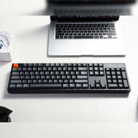 Keychron K10 QMK Full-size RGB Wireless Custom Mechanical Keyboard V.2 (Super RED Switch) – Black-K10X-H1