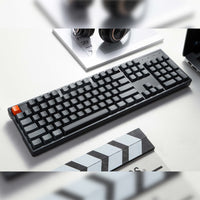 Keychron K10 QMK Full-size RGB Wireless Custom Mechanical Keyboard V.2 (Super RED Switch) – Black-K10X-H1