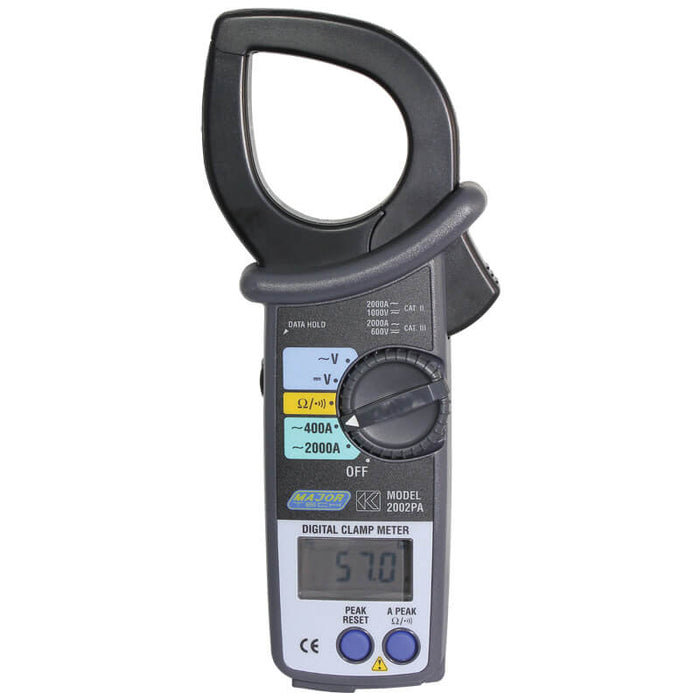 Major Tech 2000A Professional AC Clamp Meter | K2002PA - image 1
