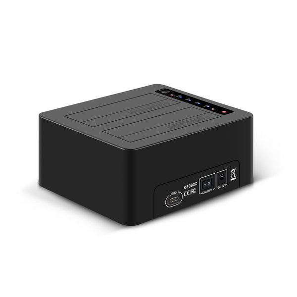 MAIWO 2 BAY SATA HDD USB3.0 CLONE TYPE-C ( K3082C) - DS-2B-USB3-CLONE-M