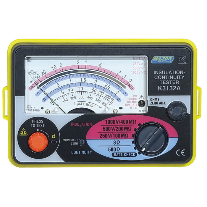 Major Tech 1000V Analogue Insulation Tester | K3132 - image 1