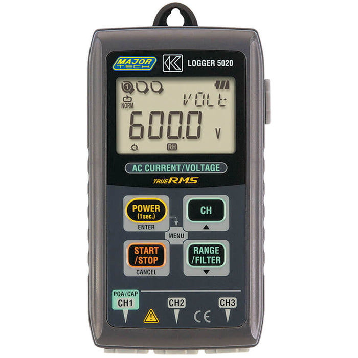 Major Tech True RMS Voltage, Current and Leakage Logger | K5020 - image 1