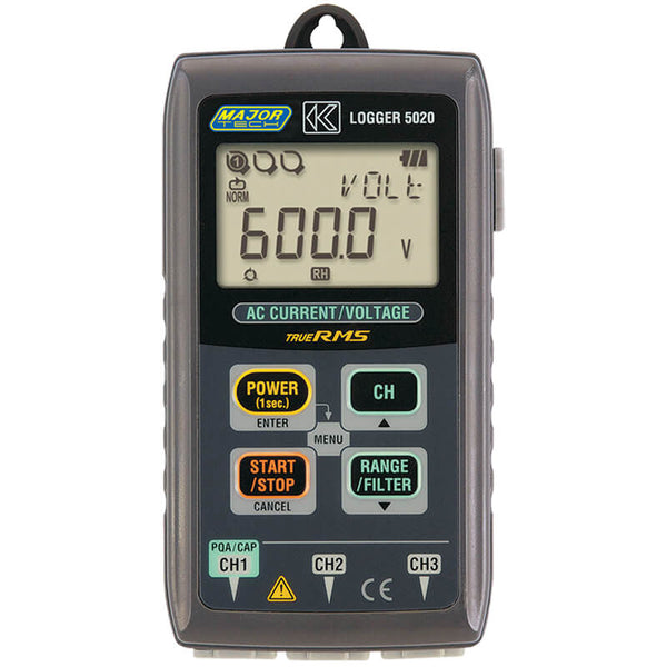 Major Tech True RMS Voltage, Current and Leakage Logger | K5020 - image 1