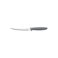 Tramontina Tomato Knife - 5-inch Blade, Grey Handle | Stainless Steel Kitchen Tool