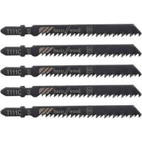 KENNEDY T111C Jigsaw Blades for Wood - T-Shank Basic Wood Cutting - 5 Pack