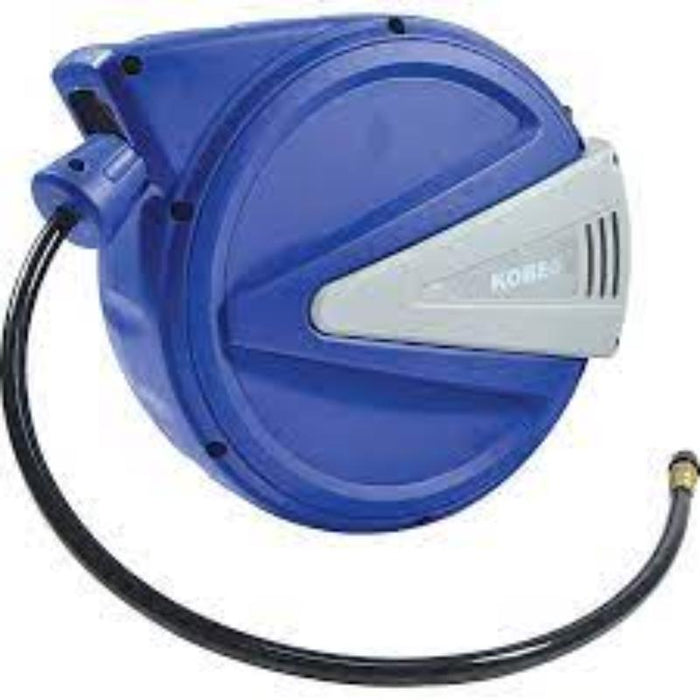 Kobe Red Line Retractable Air Hose Reel 6mmx12m - Automatic Hose Management