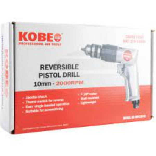 KOBE RED LINE DPR1810 10MM Reversible Pistol Drill - Pneumatic Air Tool