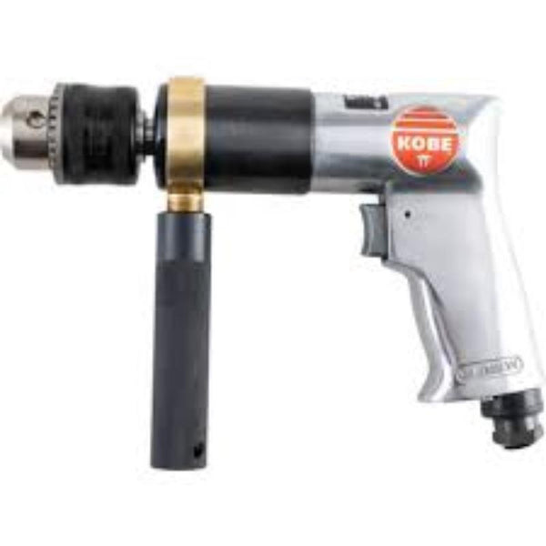 KOBE Red Line DP513 1/2" Heavy Duty Air Drill - Powerful Pneumatic Industrial Drill for Professionals