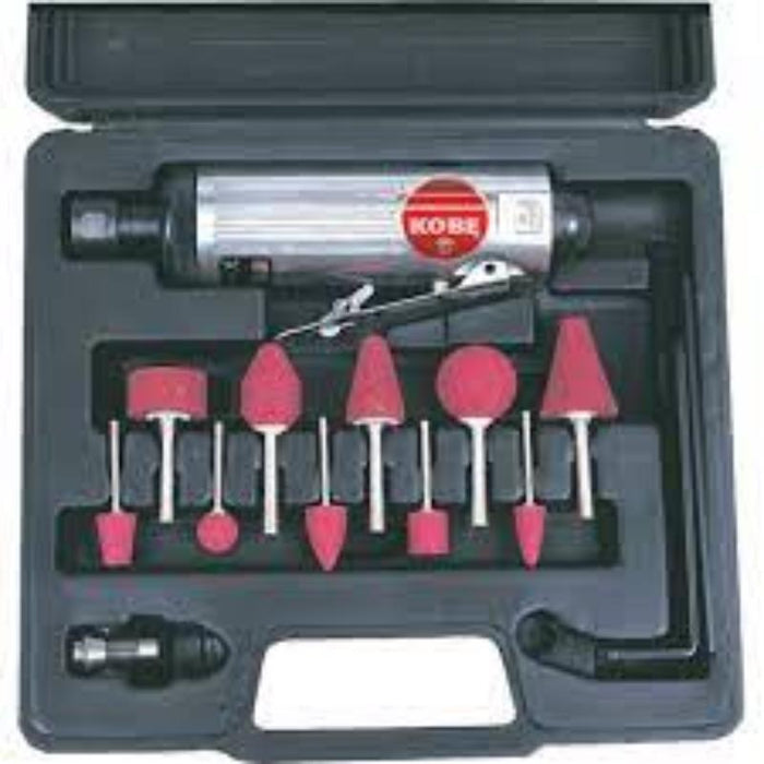 KOBE RED LINE GD22LK 6mm Air Die Grinder Kit - Professional Grinding and Polishing Tools