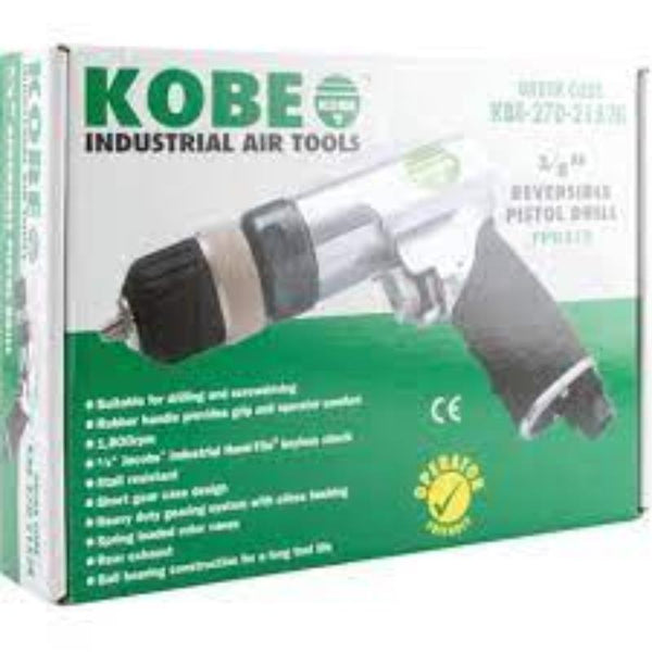 Kobe Red Line FDP3175 Quick Change Reversible Pistol Air Drill - Industrial Air Tools