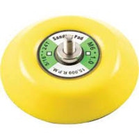KOBE RED LINE 75mm Sanding Pad: Flexible Hook-N-Loop Backing Pad, M6X1 Mount. For sanding & polishing applications.