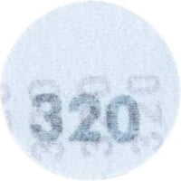 KOBE RED LINE 75mm P320 Sanding Discs - 3 inch Hook & Loop Sandpaper - Pack of 25
