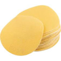 KOBE RED LINE 75mm Hook-N-Loop Sanding Discs, P400 Grit - Pack of 25 for Woodworking, Metal, Automotive