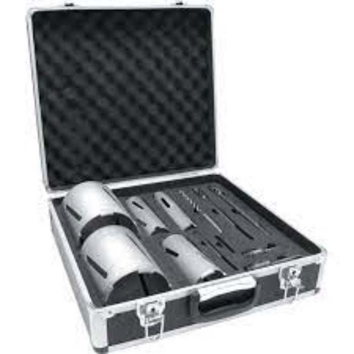 KOBE RED LINE Diamond Core Drill Set 12-PCE - Professional Hole Saw Kit | chavda.com