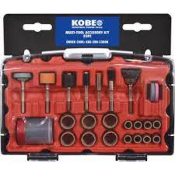 KOBE Multi-Tool Accessory Kit - 53 Piece Set for Rotary Tools, Grinding, Cutting, Polishing, and Sanding
