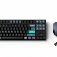 Keychron B33 80% TKL Wireless Keyboard and Mouse Combo – Black/Green-KCBD1