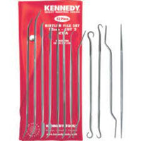 KENNEDY Riffler File Set, 12 Piece Cut 2 - Precision Metalworking Files for Detail Work