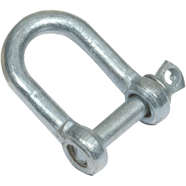 6.5mm Galvanized D-Shackle - KEL1990 - Heavy Duty MTS Shackle