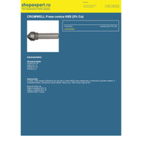 CROMWELL Freza conica HSS (5% Co)