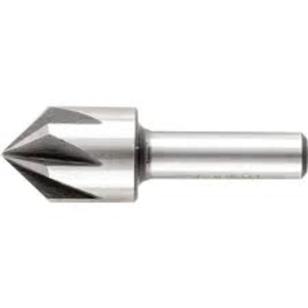 KENNEDY 1/2" 90 Degree Multi-Flute Stainless Steel Countersink - Precision Hole Deburring & Chamfering