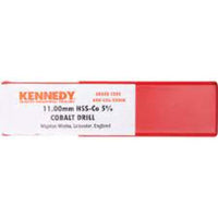 Kennedy 11mm Cobalt Drill HSS-Co 5% for Stainless Steel - Premium Quality Drill Bit for Metalworking - Order Now!