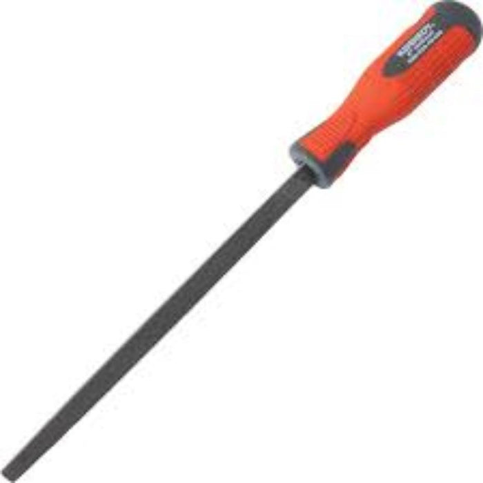 Kennedy 8 inch/200mm Triangular File - Three-Cut Metal File - Hand Tool for Metalworking, Shaping, Deburring
