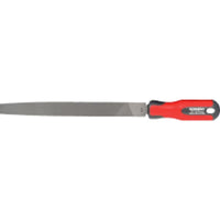 Kennedy 10-inch Round File with Handle | Metal File Tool for Shaping, Smoothing & Deburring